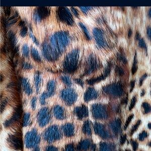 Fur jacket Leopard Print